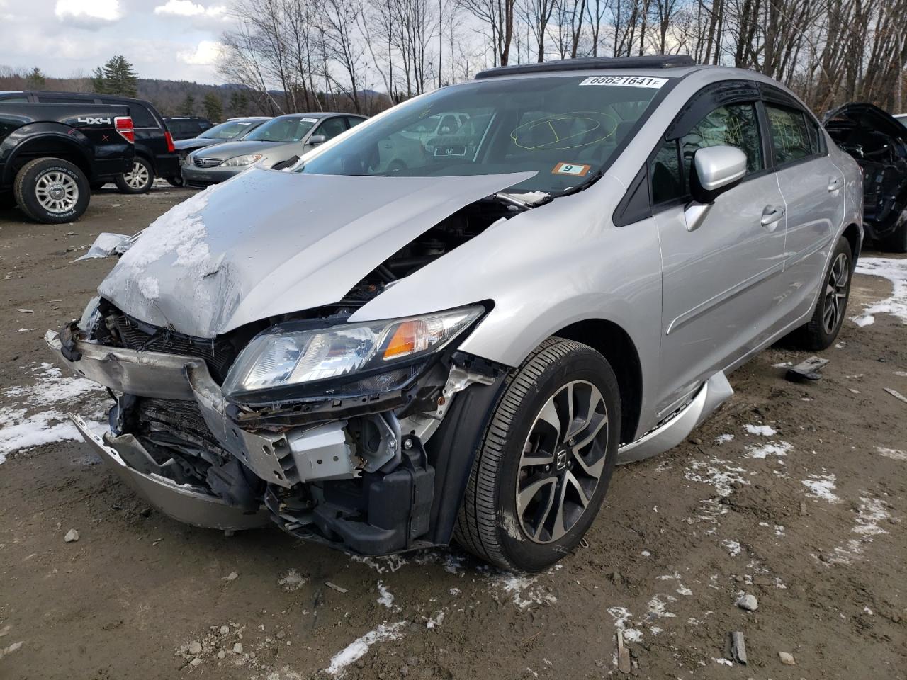 Photo 2 from auction – 2015 HONDA CIVIC EX with VIN 19XFB2F88FE058192