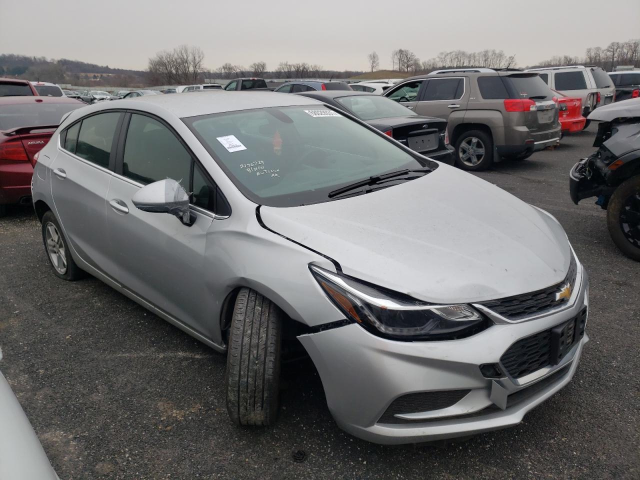 CHEVROLET CRUZE LT 2018 with VIN 3G1BE6SM6JS647681 - Photo from auction