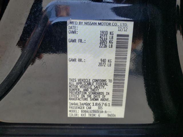 Photo 10 from auction – 2013 NISSAN ALTIMA 2.5 with VIN 1N4AL3AP6DC186761