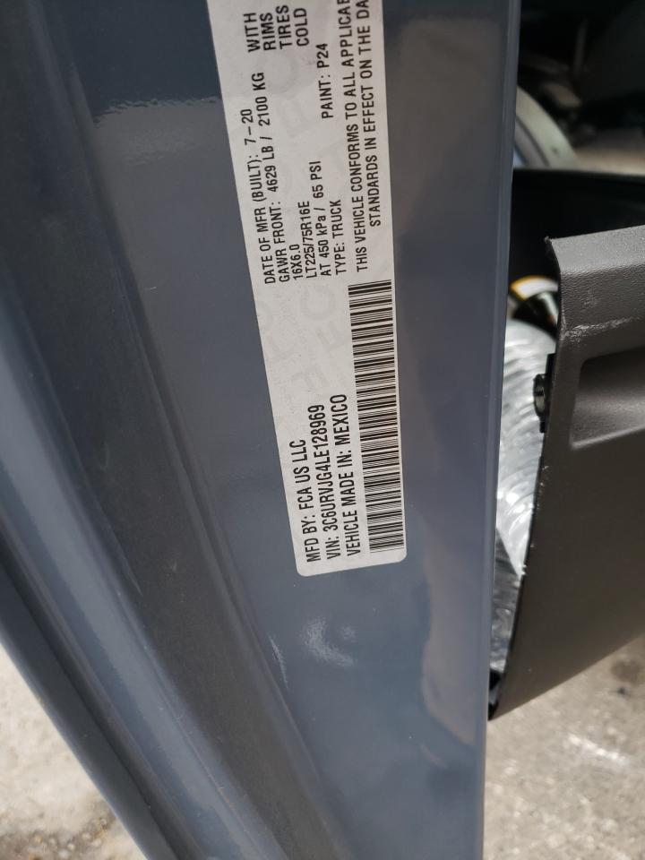 Photo 10 from auction – 2020 RAM PROMASTER with VIN 3C6URVJG4LE128969