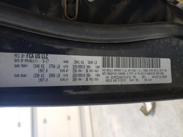 Photo 10 from auction – 2017 DODGE JOURNEY CR with VIN 3C4PDDGG6HT610710