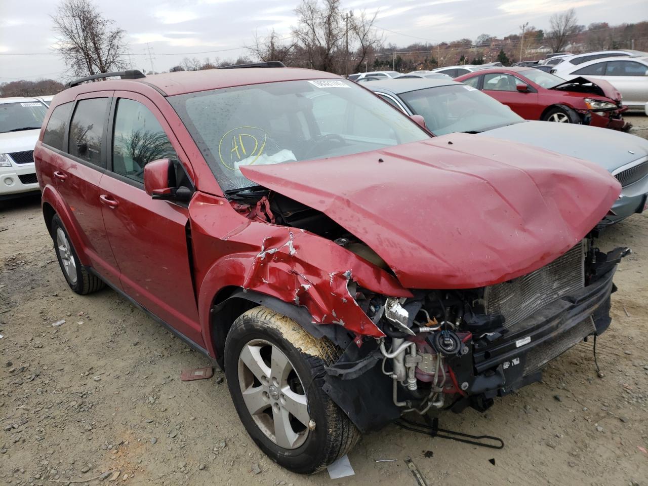 DODGE JOURNEY SX 2010 with VIN 3D4PG5FVXAT180640 - Photo from auction
