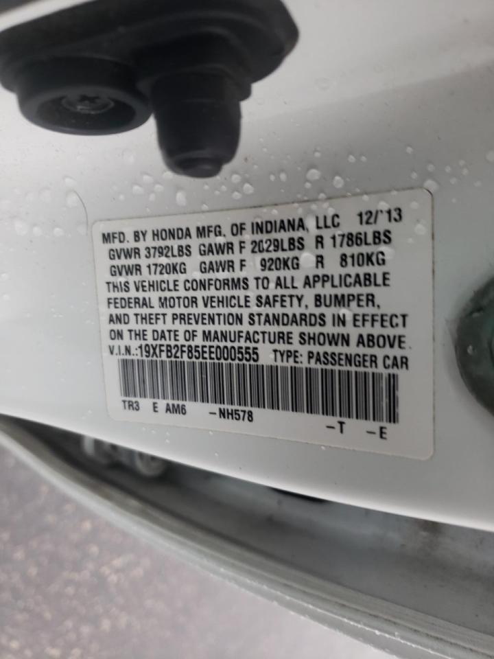 صورة رقم 10 من المزاد - 2014 HONDA CIVIC EX مع VIN 19XFB2F85EE000555