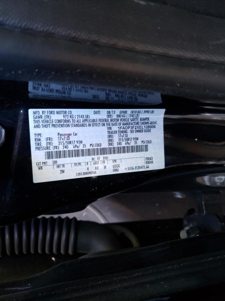 Фото 10 с аукциона – 2014 FORD FOCUS SE с VIN 1FADP3F2XEL128006