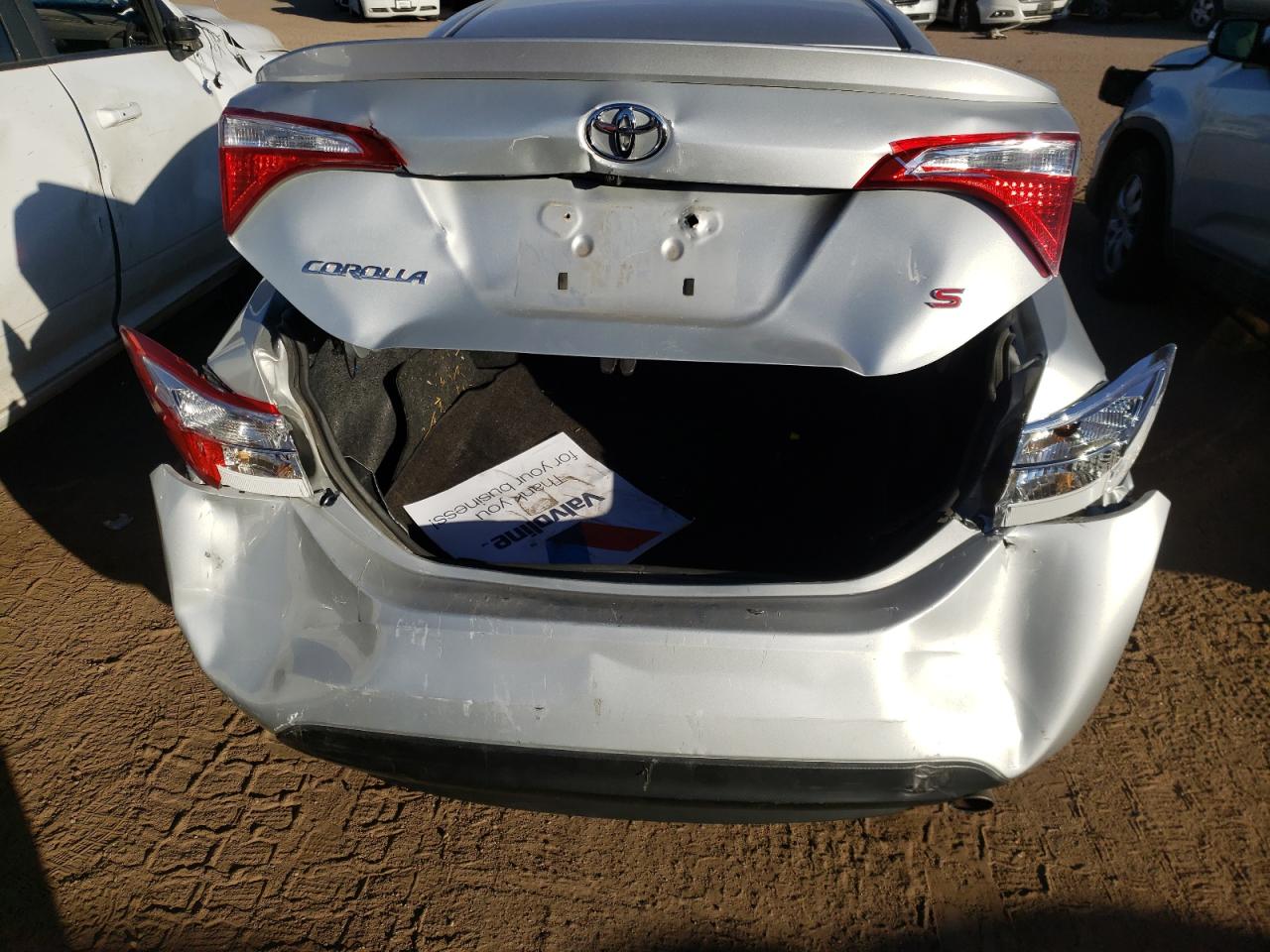 Photo 9 from auction – 2016 TOYOTA COROLLA L with VIN 5YFBURHE6GP407936
