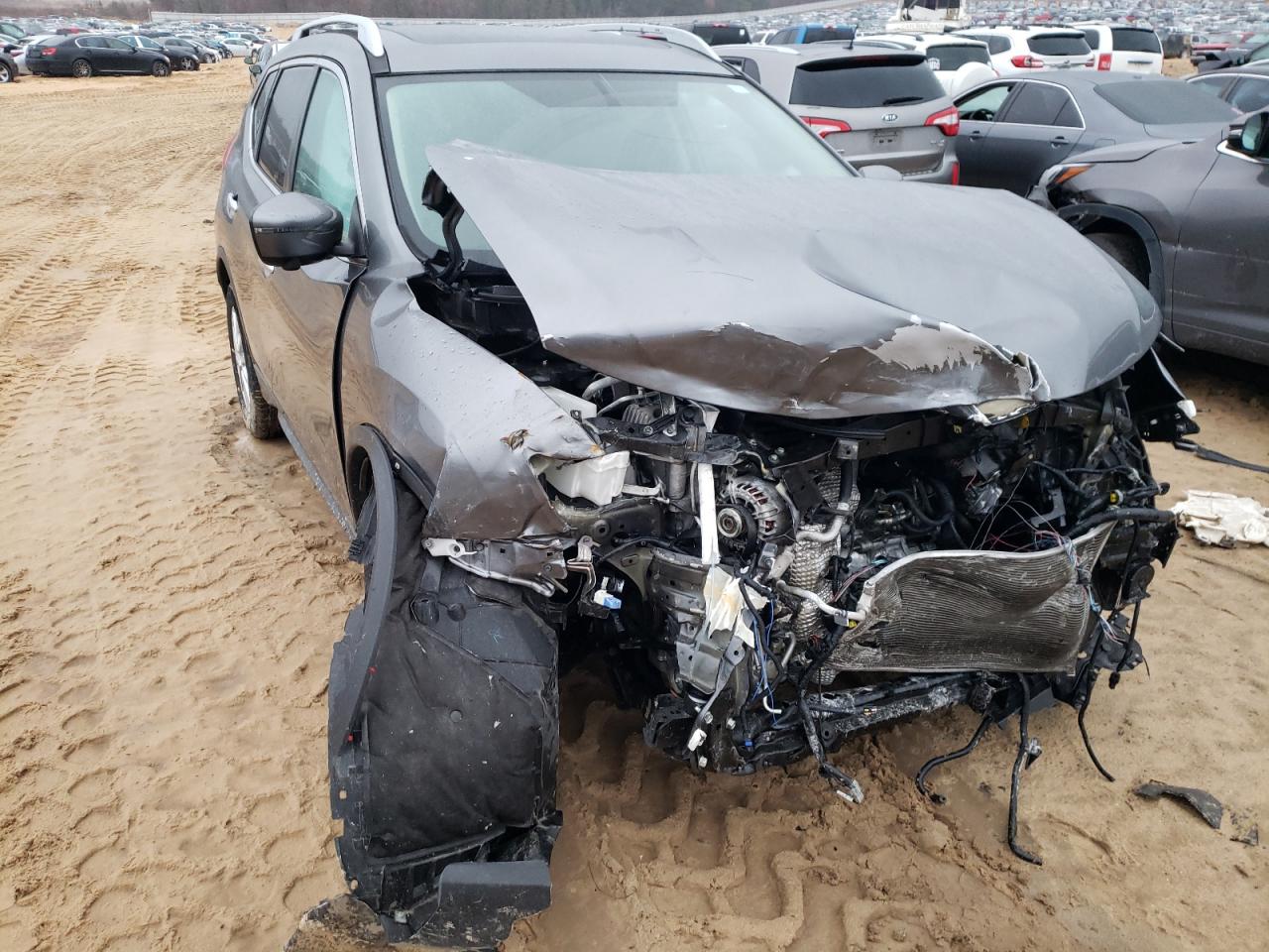 NISSAN ROGUE S 2017 with VIN 5N1AT2MT4HC832197 - Photo from auction