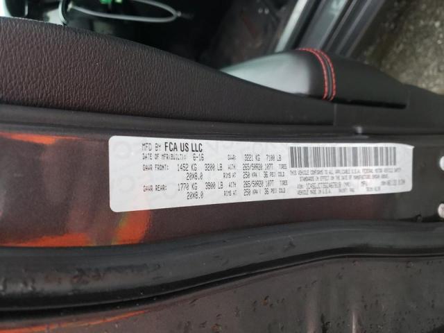 Photo 10 from auction – 2016 DODGE DURANGO R/ with VIN 1C4SDJCT3GC467818