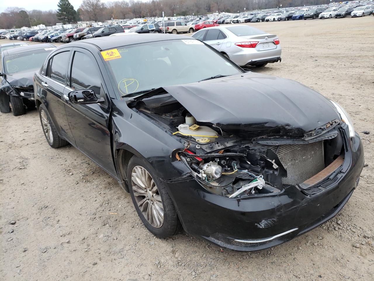 CHRYSLER 200 LIMITE 2012 with VIN 1C3CCBCB7CN267838 - Photo from auction