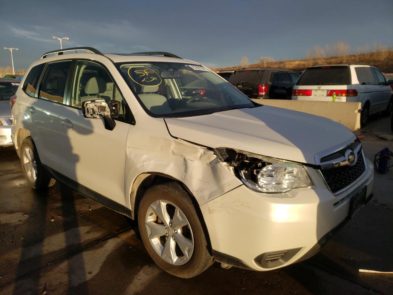 SUBARU FORESTER 2 2014 with VIN JF2SJADC3EH458559 - Photo from auction