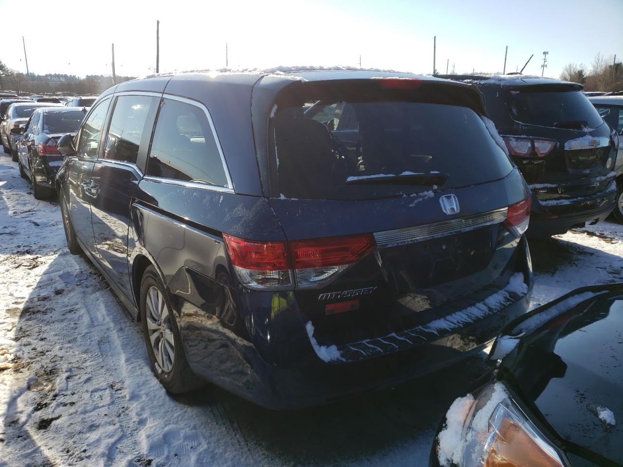 Photo 3 from auction – 2014 HONDA ODYSSEY EX with VIN 5FNRL5H62EB081144