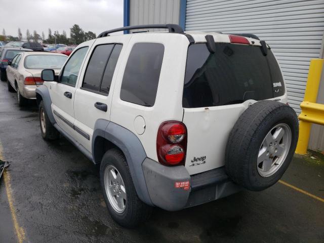Photo 3 from auction – 2007 JEEP LIBERTY SP with VIN 1J4GL48K07W721262