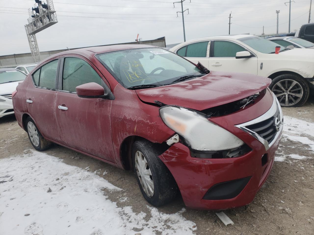 NISSAN VERSA S 2017 with VIN 3N1CN7AP3HL807715 - Photo from auction