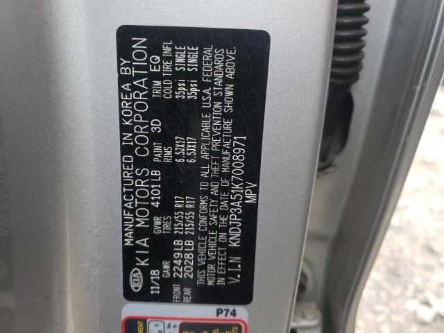 Photo 10 from auction – 2019 KIA SOUL + with VIN KNDJP3A51K7008971