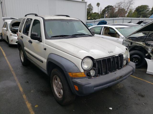 JEEP LIBERTY SP 2007 with VIN 1J4GL48K07W721262 - Photo from auction