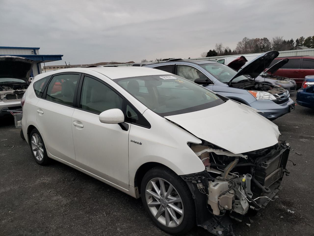 TOYOTA PRIUS V 2012 with VIN JTDZN3EU0C3024775 - Photo from auction