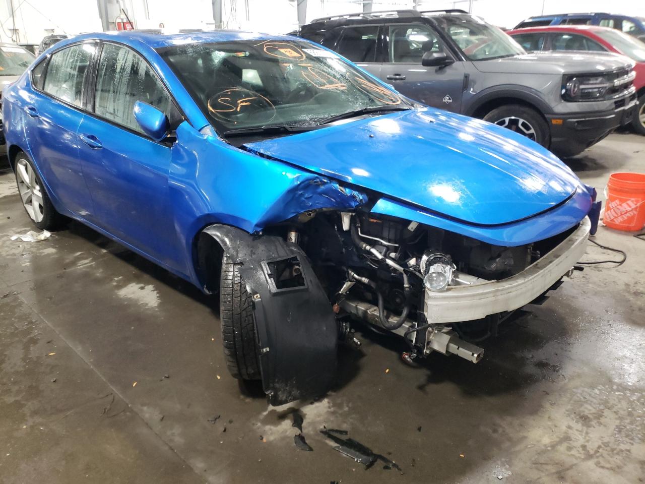 DODGE DART GT 2015 with VIN 1C3CDFEB1FD422718 - Photo from auction