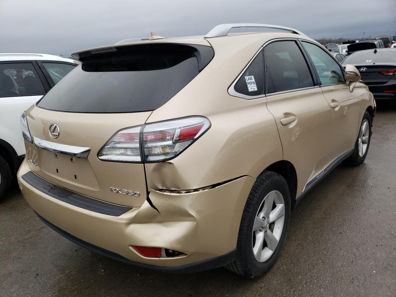 Photo 4 from auction – 2010 LEXUS RX 350 with VIN 2T2BK1BA8AC012799