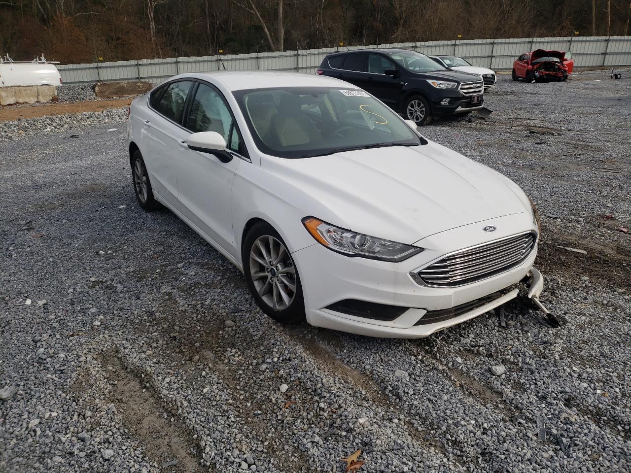 FORD FUSION S 2017 with VIN 3FA6P0G77HR189059 - Photo from auction
