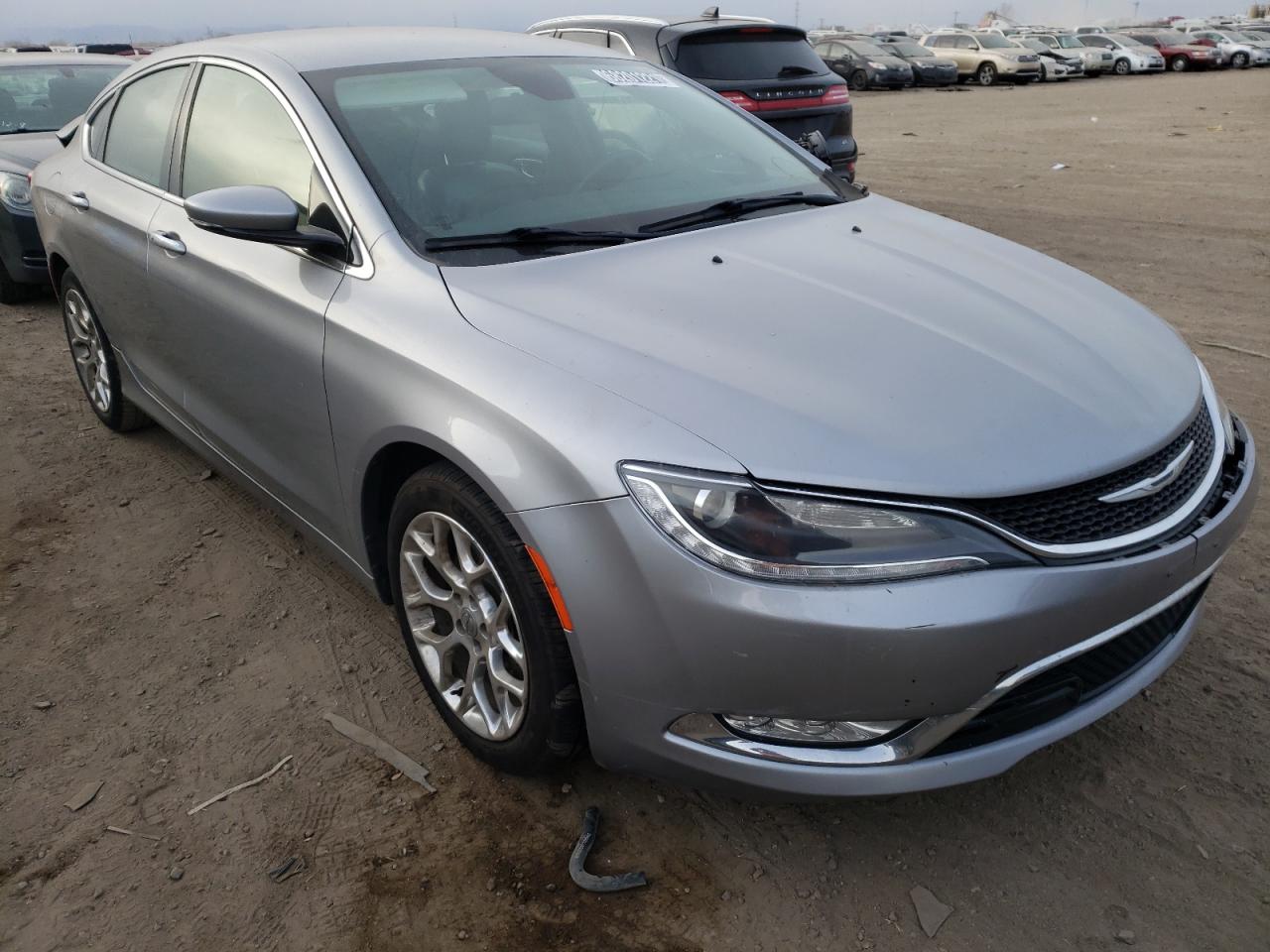 CHRYSLER 200 C 2015 with VIN 1C3CCCEGXFN586282 - Photo from auction