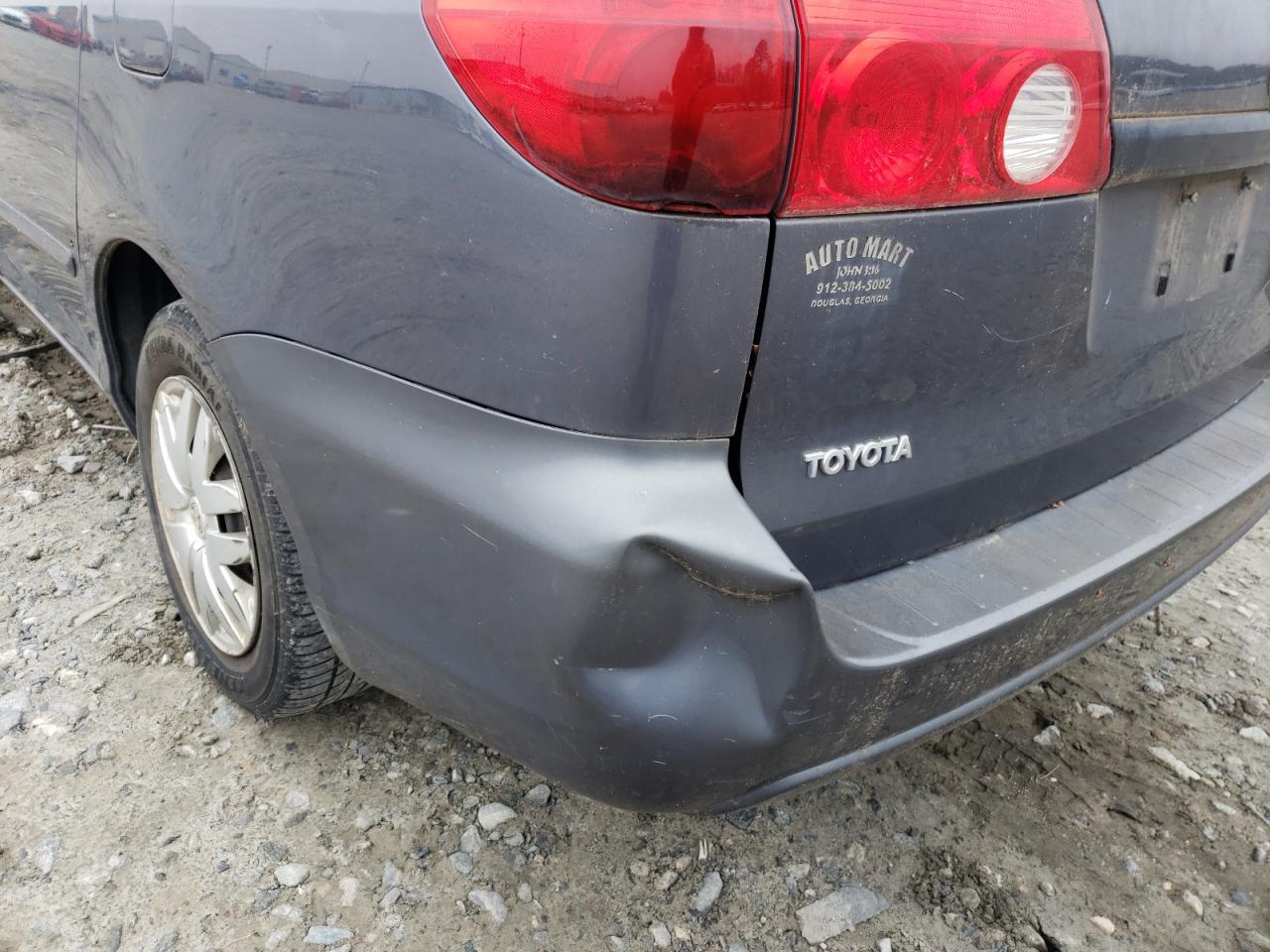 Photo 9 from auction – 2006 TOYOTA SIENNA CE with VIN 5TDZA23C06S435984