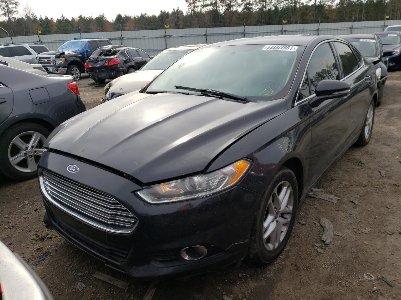 Photo 2 from auction – 2014 FORD FUSION SE with VIN 3FA6P0HD8ER368095