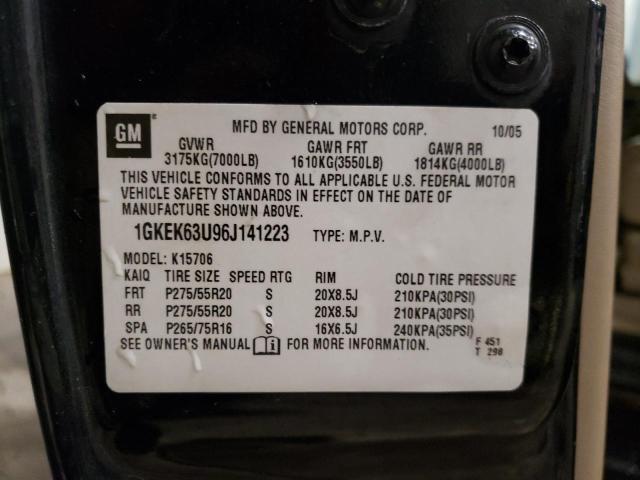 Photo 10 from auction – 2006 GMC YUKON DENA with VIN 1GKEK63U96J141223
