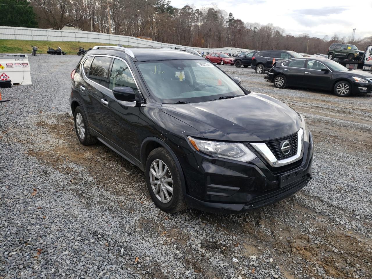 NISSAN ROGUE S 2019 with VIN KNMAT2MV1KP539587 - Photo from auction