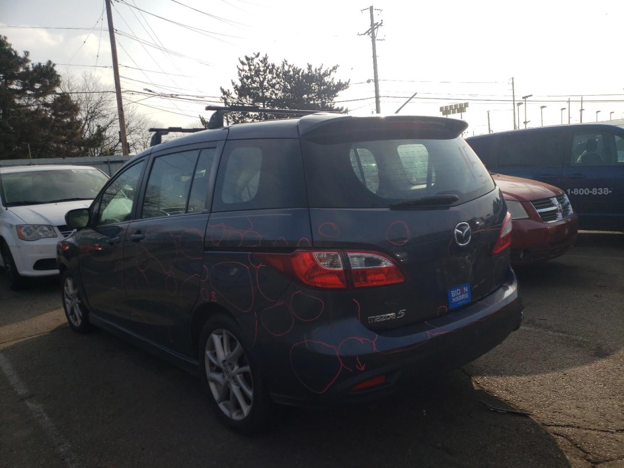 Photo 3 from auction – 2012 MAZDA 5 with VIN JM1CW2DL6C0112401