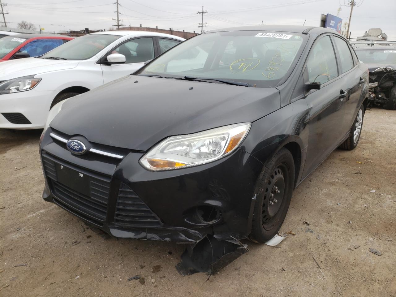 Photo 2 from auction – 2012 FORD FOCUS SE with VIN 1FAHP3F25CL121270