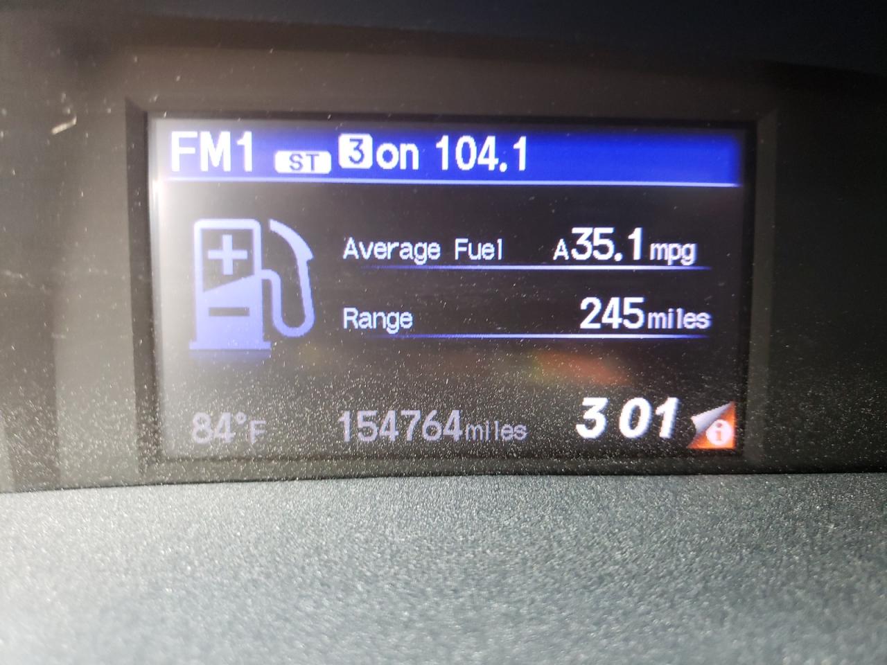 Photo 8 from auction – 2012 HONDA CIVIC HYBR with VIN JHMFB4F38CS002079