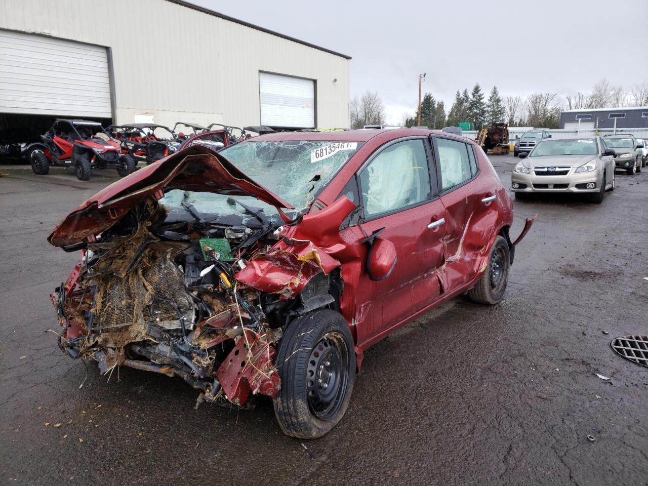 Photo 2 from auction – 2013 NISSAN LEAF S with VIN 1N4AZ0CP8DC414639