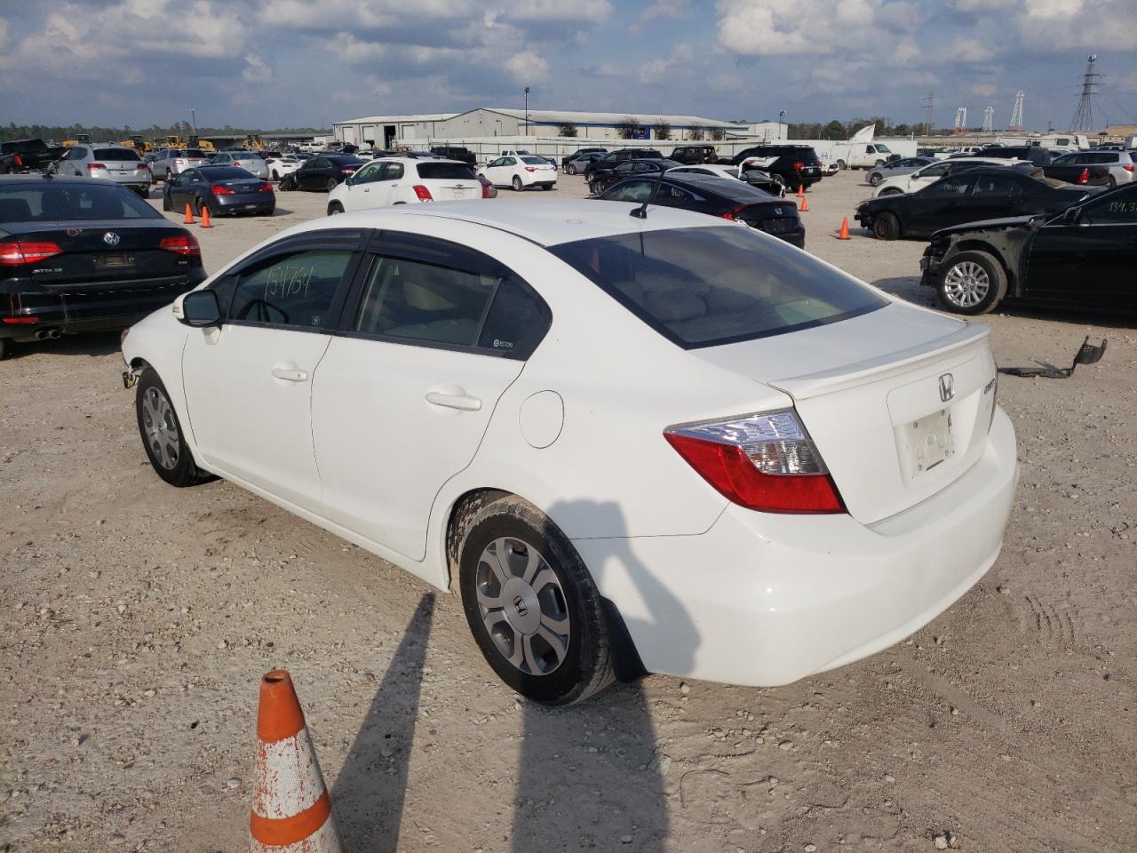 Photo 3 from auction – 2012 HONDA CIVIC HYBR with VIN JHMFB4F38CS002079