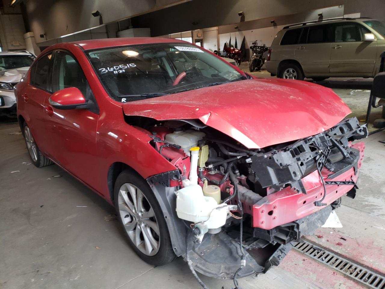 MAZDA 3 S 2010 with VIN JM1BL1S59A1101693 - Photo from auction
