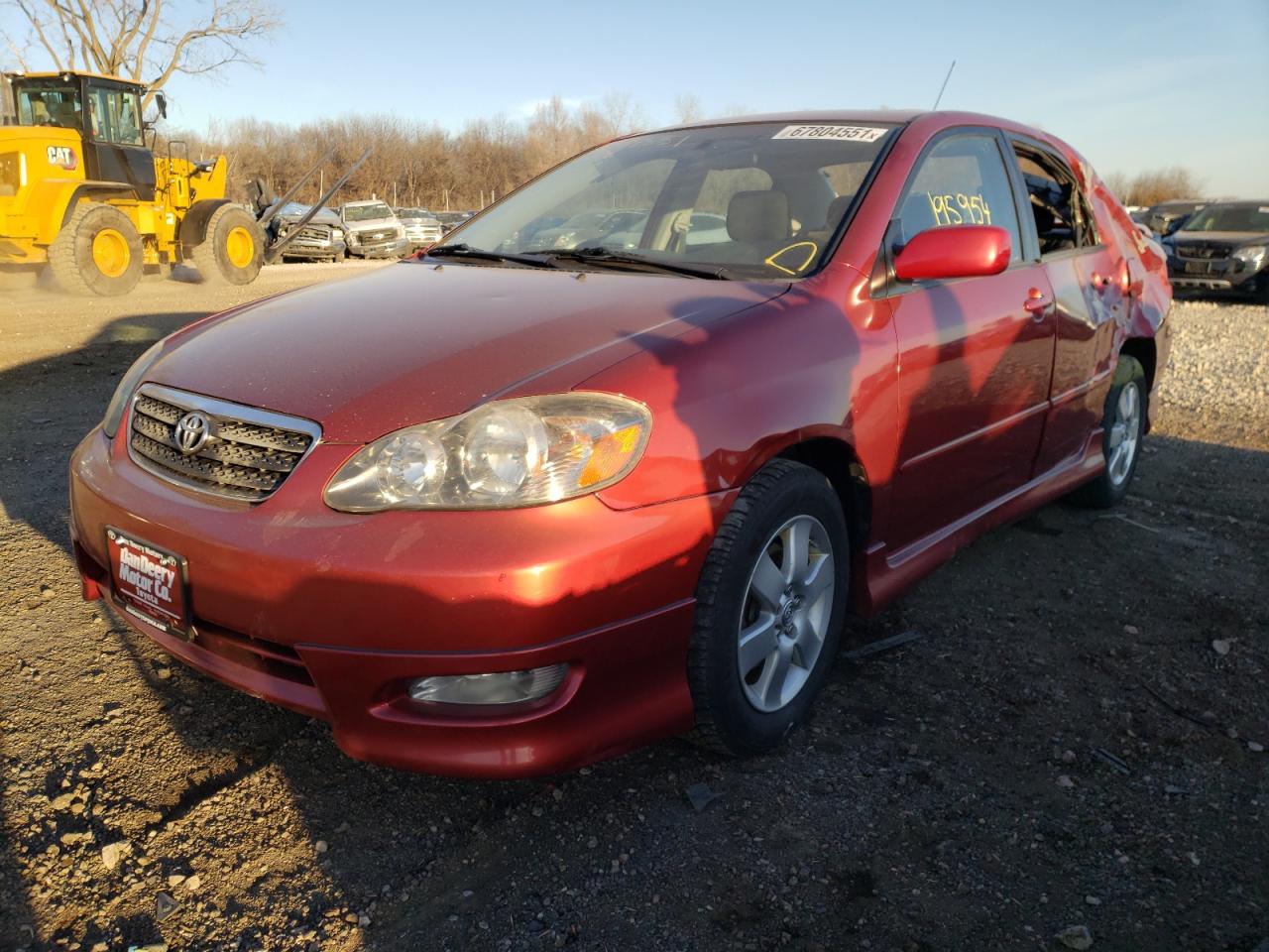 Photo 2 from auction – 2008 TOYOTA COROLLA CE with VIN 1NXBR32EX8Z001522