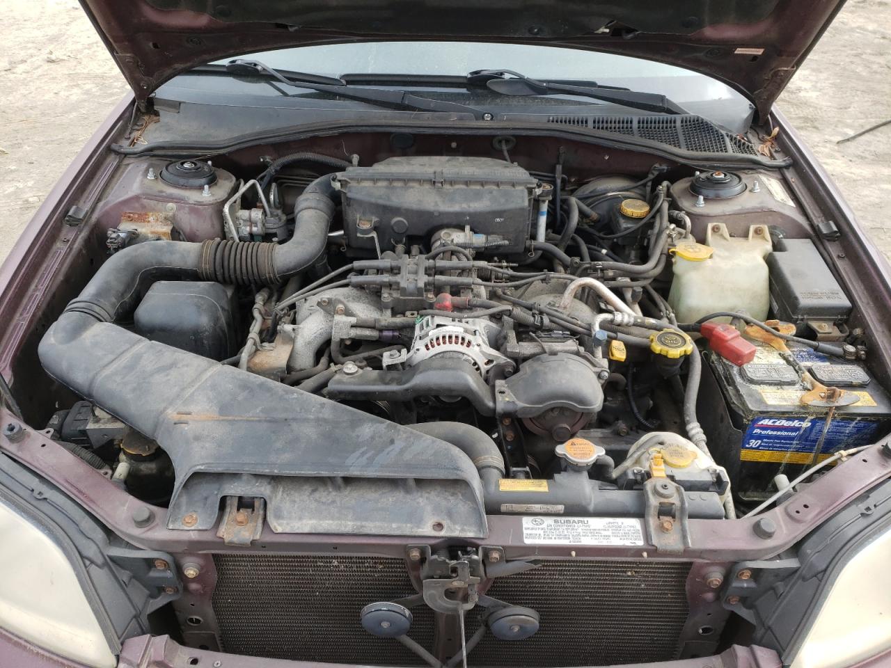 Photo 7 from auction – 2000 SUBARU LEGACY L with VIN 4S3BE6353Y7218361