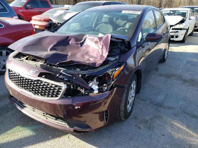 Photo 2 from auction – 2017 KIA FORTE LX with VIN 3KPFL4A72HE013954