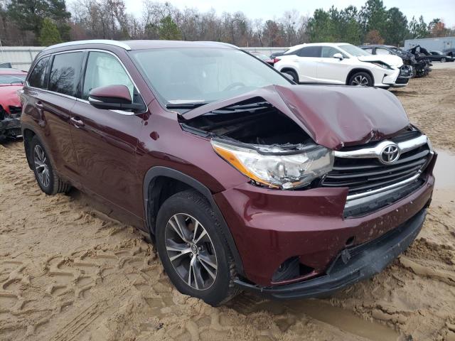 TOYOTA HIGHLANDER 2016 с VIN 5TDJKRFH7GS352984 - Фото с аукциона