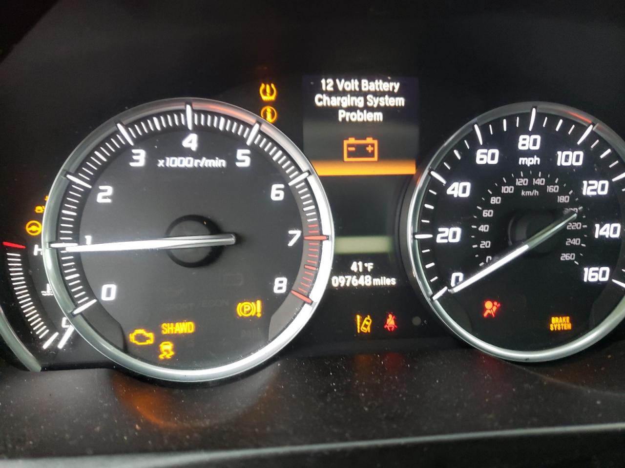Photo 8 from auction – 2016 ACURA TLX TECH with VIN 19UUB3F57GA001670