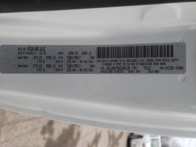 Photo 10 from auction – 2019 RAM 1500 CLASS with VIN 3C6JR6DT8KG506120