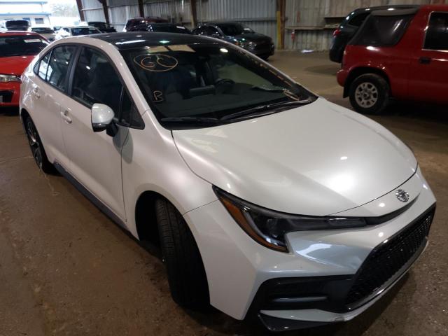 TOYOTA COROLLA SE 2022 with VIN 5YFS4MCE5NP100829 - Photo from auction