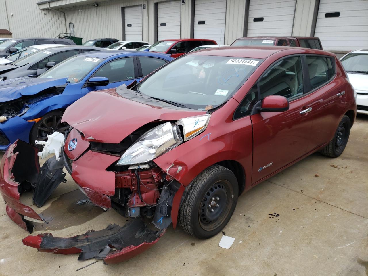Photo 2 from auction – 2015 NISSAN LEAF S with VIN 1N4AZ0CP8FC317069