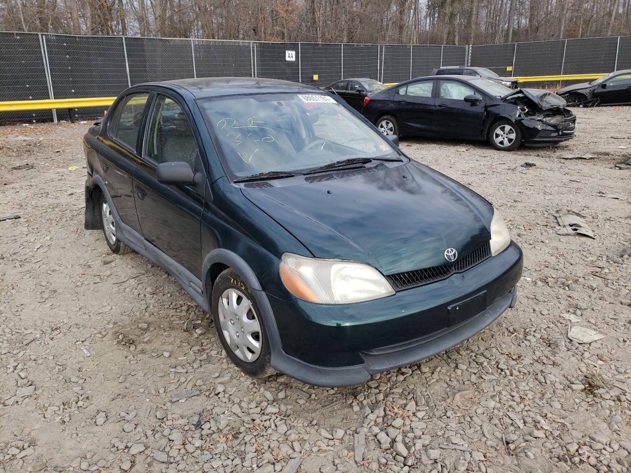 TOYOTA ECHO 2000 with VIN JTDBT1239Y0010891 - Photo from auction