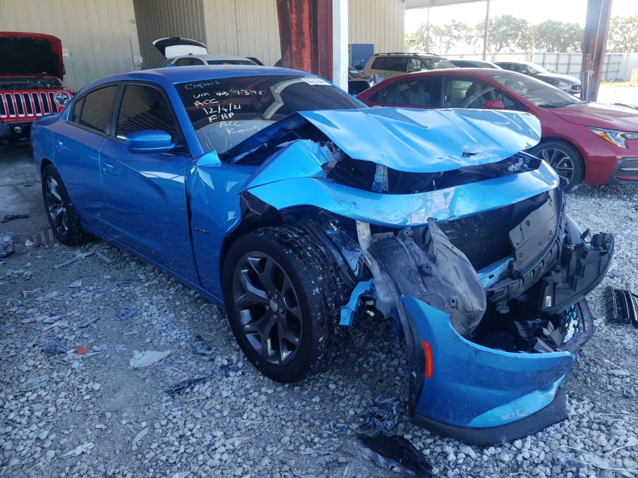 DODGE CHARGER R/ 2016 with VIN 2C3CDXCT6GH179395 - Photo from auction