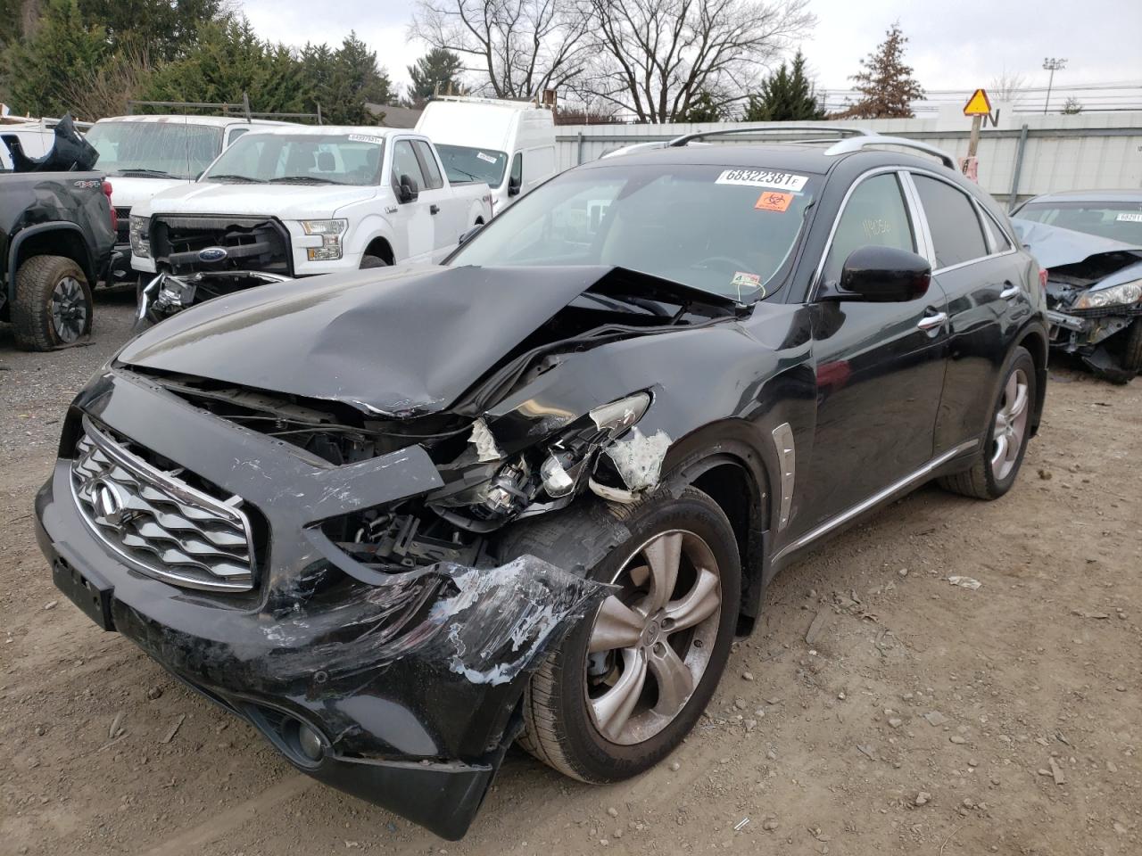 Photo 2 from auction – 2011 INFINITI FX35 with VIN JN8AS1MW0BM733362