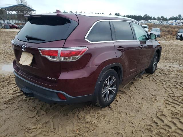 Photo 4 from auction – 2016 TOYOTA HIGHLANDER with VIN 5TDJKRFH7GS352984