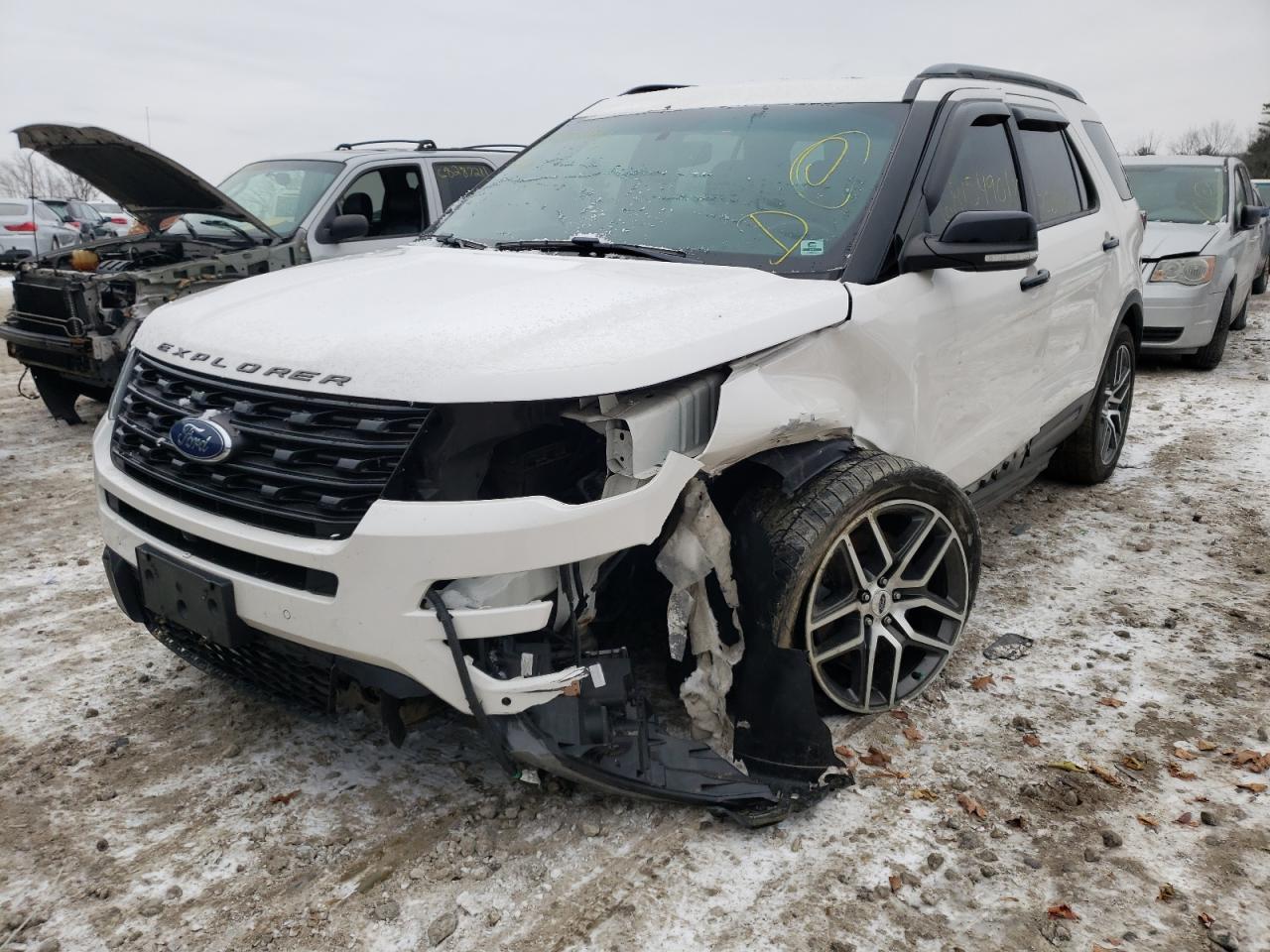 Photo 2 from auction – 2016 FORD EXPLORER S with VIN 1FM5K8GT7GGC00692