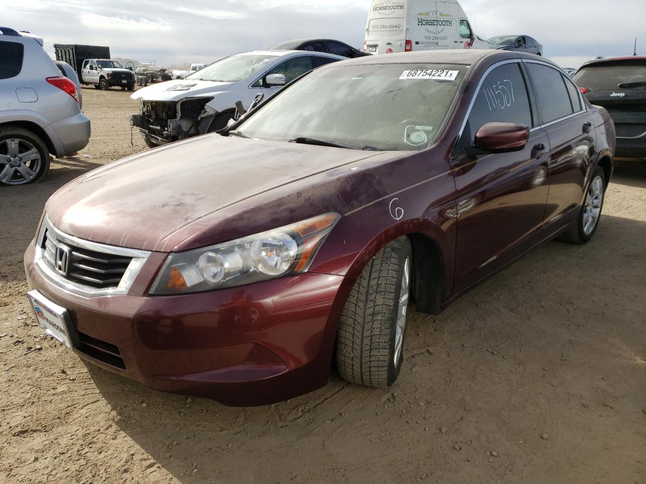 Photo 2 from auction – 2008 HONDA ACCORD EXL with VIN JHMCP26848C027079