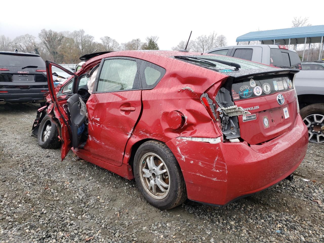 Photo 3 from auction – 2010 TOYOTA PRIUS with VIN JTDKN3DU8A0162890