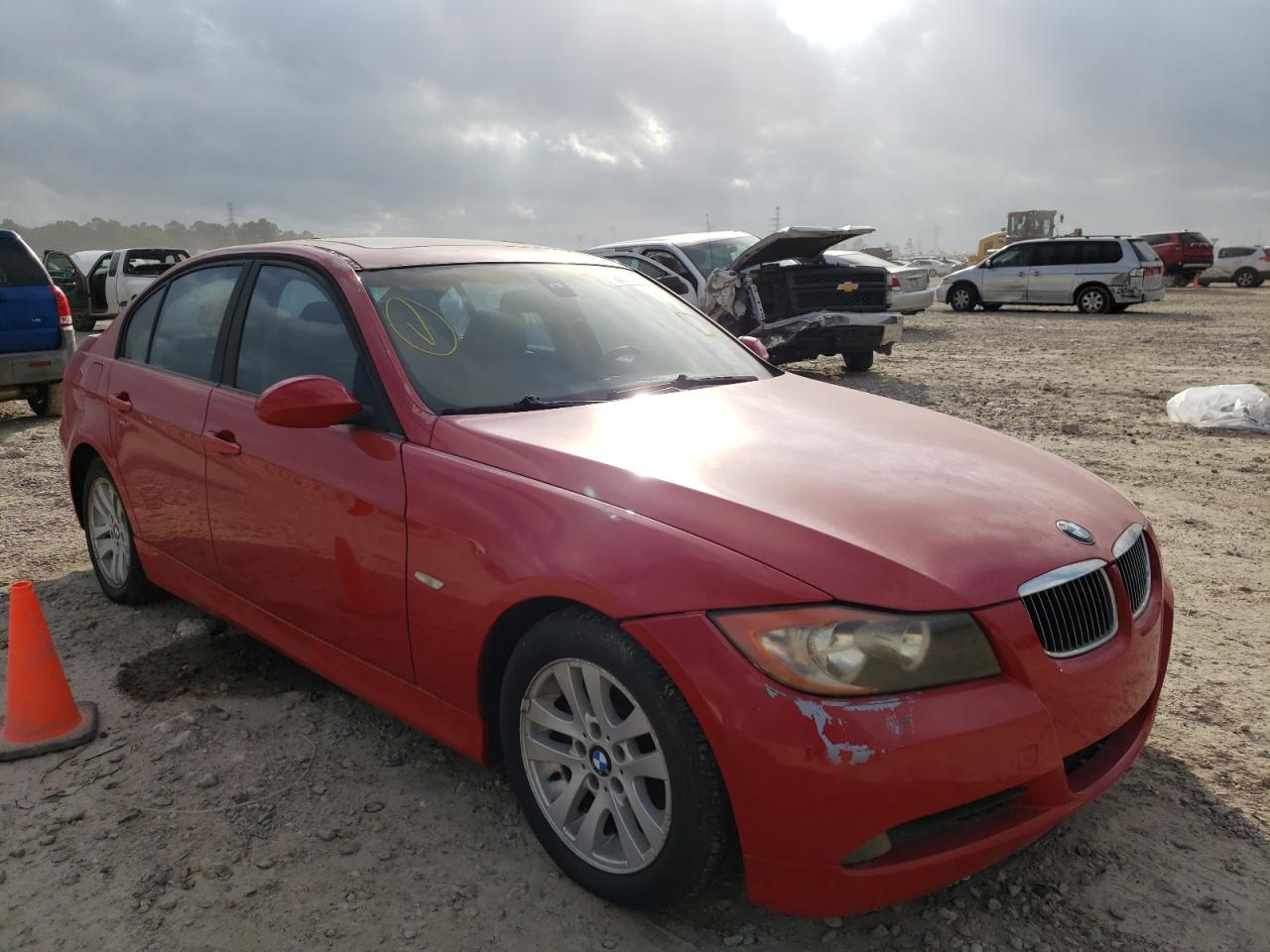 BMW 325 I 2006 with VIN WBAVB13506PT27105 - Photo from auction