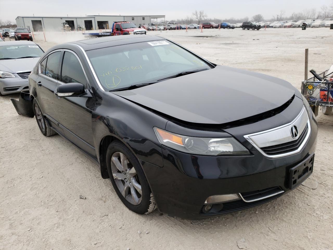 ACURA TL 2012 with VIN 19UUA8F20CA032601 - Photo from auction
